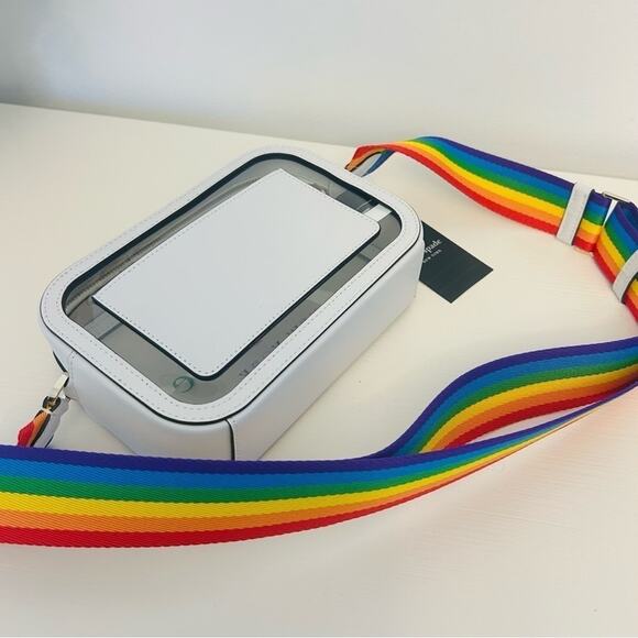 Kate Spade New York All Love Mini Camera Bag Rainbow Pride Crossbody - Picture 4 of 6